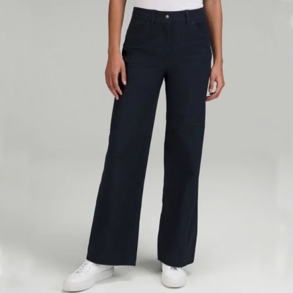 Lululemon City Sleek 5 Pocket High-Rise Wide-Leg Pant Full Length